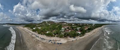 Tropical Tamarindo Beach in Costa Rica