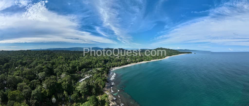 Playa Cocles and Limon: Costa Rican Coastal Paradise Aerial