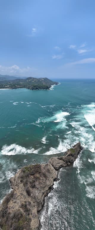 Samara, Costa Rica Ocean View from above