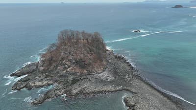 Aerial View of Playa Real Beach near Conchal and Tamarindo in Guanacaste, Costa Rica