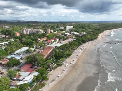 Tropical Tamarindo Beach in Costa Rica