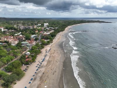 Tropical Tamarindo Beach in Costa Rica