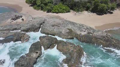 Aerial View of Montezuma and Tango Mar in Puntarenas, Costa Rica