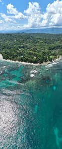 Playa Cocles and Limon: Caribbean Coast aerial view