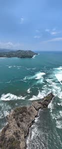 Samara, Costa Rica Ocean View from above
