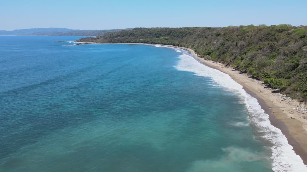 Aerial View of Montezuma and Tango Mar in Puntarenas, Costa Rica