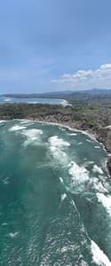 Dramatic coastline at Playa Izquierda, Costa Rica