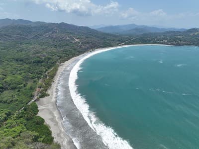 Samara Beach coastline view from Guanacaste, CostaRica