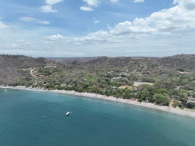 Stunning Playa Hermosa Costa Rica aerial view
