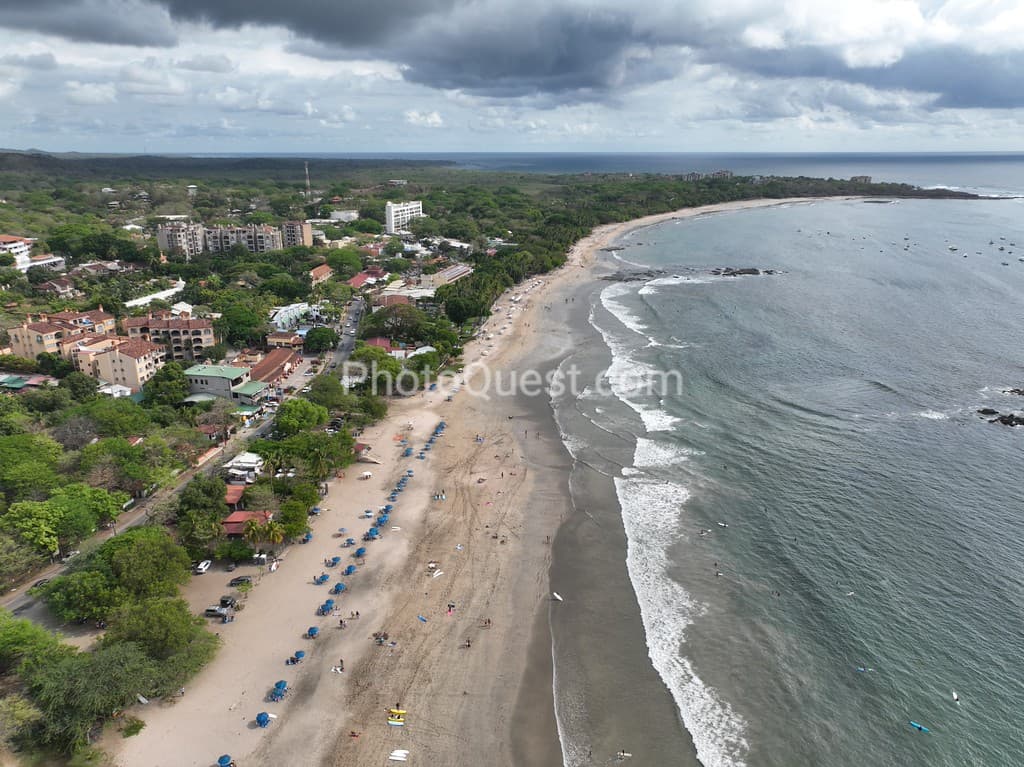 Tropical Tamarindo Beach in Costa Rica